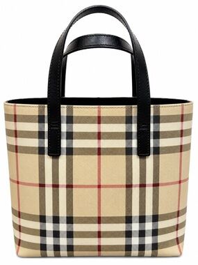 BURBERRY Nova Check Mini Tote Bag--VINTAGE
